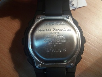 Klasyczny zegarek męski na bransolecie czerwona tarcza Casio MTP-1302PD