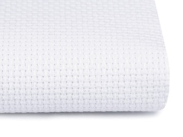 Tkanina do haftu kanwa gładka 14ct (54 oczka/10cm) 100% bawełna, 34x45 cm