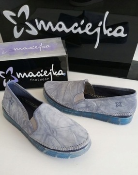 ESPADRYLE MACIEJKA 03512-06/00-0 NIEBIESKI 36