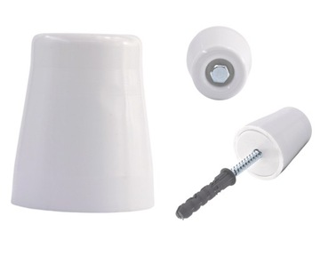 ODBOJNIK OGRANICZNIK DRZWI ODBÓJ BIAŁY STOPER 60MM