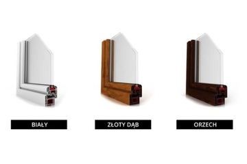 КОММЕРЧЕСКИЕ ОКНА ПВХ 800x500 U ДВУХСТОРОННИЕ ОРЕХ