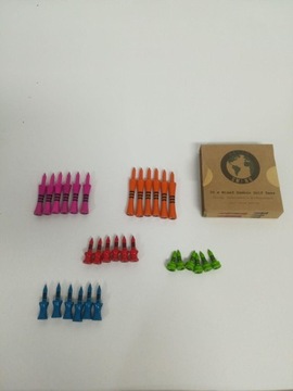 ЗЕЛЕНЫЕ БАМБУКОВЫЕ КОЛЫШКИ ДЛЯ ГОЛЬФА, РАЗНЫЕ РАЗМЕРЫ