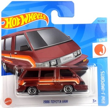 HOT WHEELS MODEL METALOWY 1986 TOYOTA VAN HW J-IMPORTS 6/10 95/250