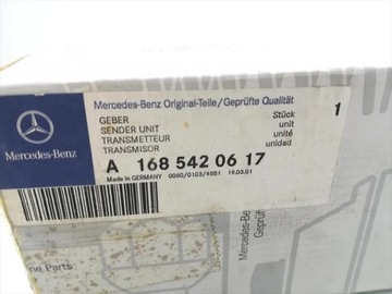 MERCEDES-BENZ A-CLASS SENZOR ÚROVNI PALIVA A 140 BENZÍN 60KW (82 HP)