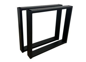 2 NOGI METALOWE DO STOLIKA 48x43cm LOFT INDUSTRIAL profil 6x2cm