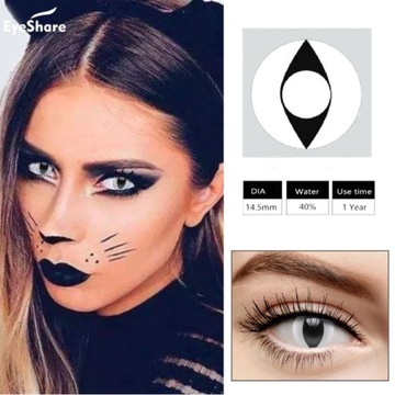 SOCZEWKI HALLOWEEN roczne + GRATIS