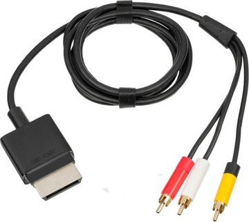KABEL AV COMPOSITE PRZEJŚCIÓWKA xbox 360 ORYGINAŁ