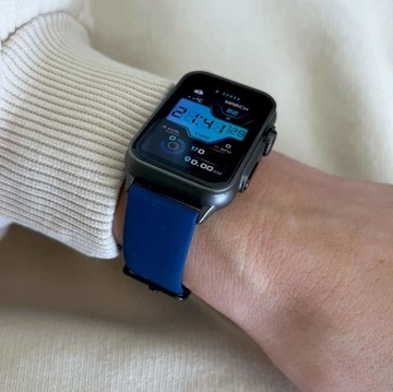 Умные часы Rubicon Mini, темно-синий ремешок с функцией разговора