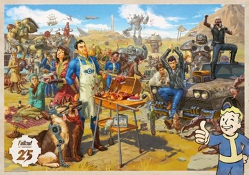 Пазл Fallout 25th Anniversary, 1000 деталей