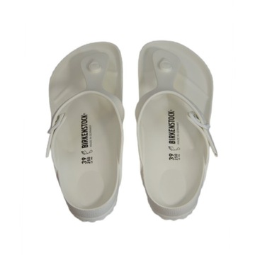 Klapki damskie japonki Birkenstock Gizeh Eva Regular Białe White