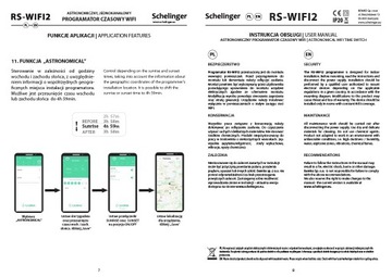 ПРОГРАММАТОР ВРЕМЕНИ WIFI Schelinger A26-RS-WIFI2