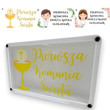 Копилка с графикой ИМЕННО контейнер, подарок Дизайн для Первого Причастия