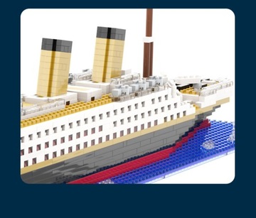 TITANIC klocki konstrukcyjne, titanic model