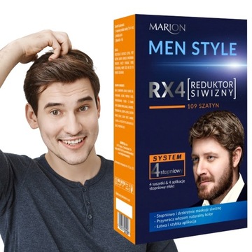 Marion Men Style Reduktor siwizny 109 Szatyn preparat na siwe włosy