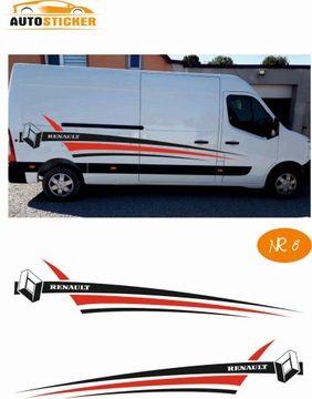 наклейка на автобус renault master