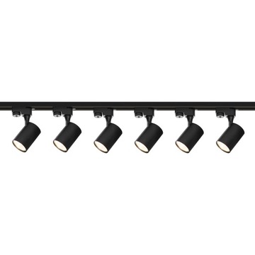 ZESTAW 6x LAMPA LED REFLEKTOR GU10 SZYNOPRZEWÓD 2M
