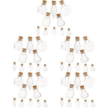 Рождественское украшение из мини-стеклянной бутылки Cor