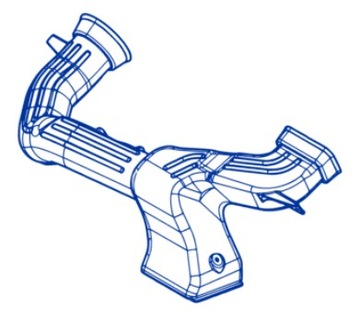 Kanał powietrza Dacia Spring 687746757R
