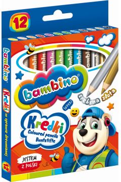 KREDKI BAMBINO 12KOL.W DREWNIE MAJEWSKI