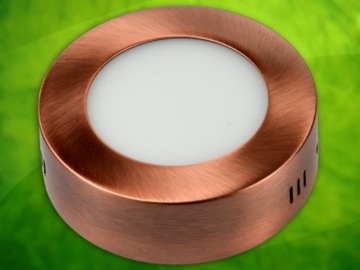 PANEL LED NATYNKOWY OKRĄGŁY 6W 230V DW MOSIĄDZ