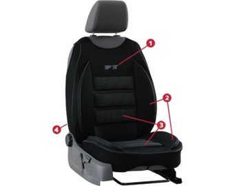 Комплект ковриков PRO передний, серый Opel