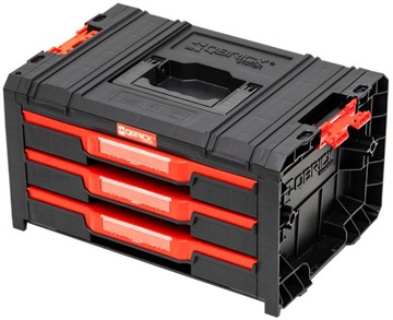 ИНСТРУМЕНТАЛЬНЫЙ ШКАФ ДЛЯ МАСТЕРСКОЙ С ОРГАНИЗАТОРАМИ 3X ЯЩИКА Qbrick System 3