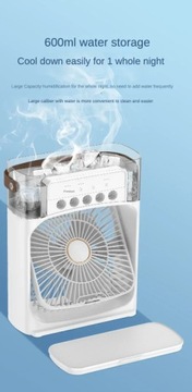 Портативный увлажнитель, вентилятор, кондиционер, портативный охладитель (зеленый)