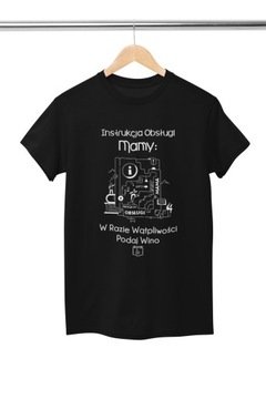 KOSZULKA DLA MAMY PREZENT na Dzień Matki Instrukcja najlepszej Mamy TSHIRT