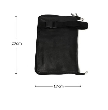 Закрывающийся пояс для щеток | двойной | косметичка