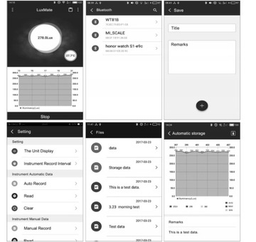 ПРИЛОЖЕНИЕ WT81B LUX METER ДЛЯ ANDROID - Точный люксметр Bluetooth