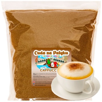 Kolorowy Cukier Do Waty Cukrowej do Maszyny Smakowy CAPPUCCINO Kawa 500g