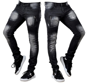 MP0046 r. 32 Jeansy MĘSKIE rurki SLIM FIT