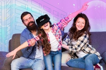GOGLE VR DO GIER I FILMÓW 3D 360 PREZENT DLA DZIECKA POD CHOINKĘ NA ŚWIĘTA