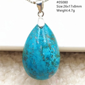 Natural Green Blue Azurite Malachite Chrysocolla Pendant Jewelry Jade