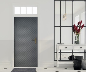 ЭКО ДВЕРНАЯ ОБИВКА 80/90 KARO SMALL - СЕРЫЙ