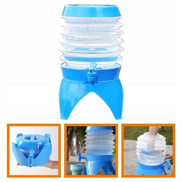 Внешний диспенсер для воды складной для автомобиля