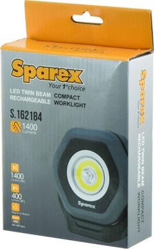 Светодиодная лампа с аккумулятором Twin Beam 1400лм 162184