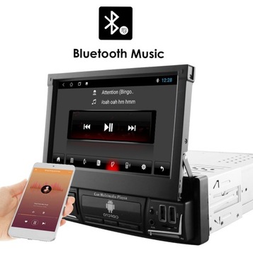 Универсальное радио 1DIN ANDROID 12 GPS Wi-Fi 2/32G