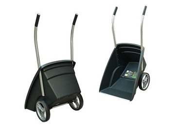 Taczka Ogrodowa Dwukołowa 120L z tworzywa PP Koleba Japonka Wózek XXL Lekka