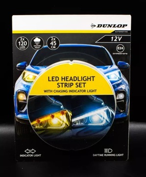 REFLEKTOR SAMOCHODOWY LED Z KIERUNKOWSKAZAMI DUNLOP