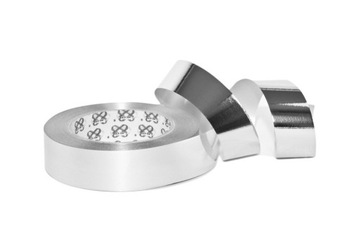 WSTĄŻKA METALICZNA GŁADKA 3cm/45m SREBRNA