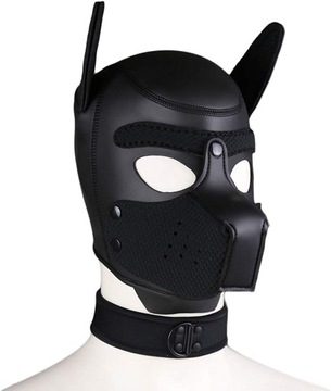 NEOPRENOWA MASKA PSA ROLE PLAY DOMINACJA