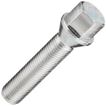 Śruba do kół i felg M14x1,5x50 stożek klucz 17