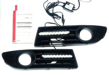 Lampy światła dzienne dziennej DRL LED VW Polo 9N3 2005-2009