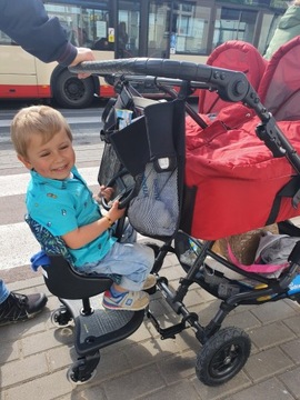 ДОПОЛНИТЕЛЬНОЕ ДОПОЛНЕНИЕ ДЛЯ КОЛЯСКИ X RIDER PLUS + ПОДУШКА RAINBOW