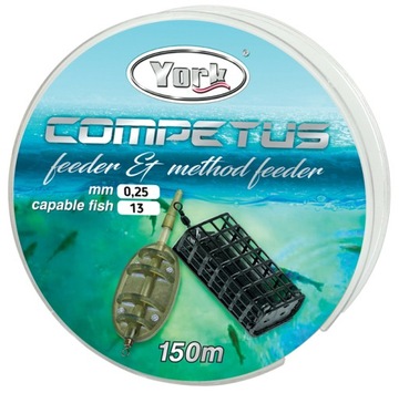 YORK ŻYŁKA COMPETUS FEEDER 0,25mm x 150m