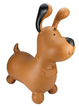 Happy Hopperz Inflatable Bouncy Animal Ride-On Toy, Pump included, Brown Do