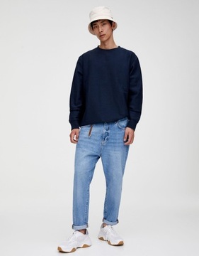 R2C033 PULL AND BEAR__MZ5 SPODNIE RELAXED FIT __38
