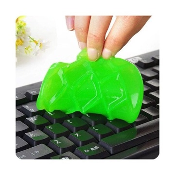 ЯГОВИКА ДЛЯ ОЧИСТКИ ПЫЛИ И ГРЯЗИ С КЛАВИАТУРЫ ГЕЛЬ РЕЗИНА ЭЛАСТИН СЛИЗЬ