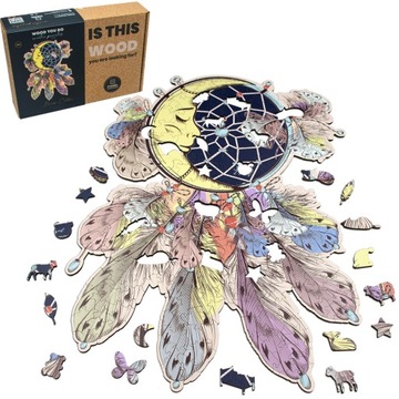 PUZZLE DREWNIANE ŁAPACZ SNÓW 240 el. A3 na prezent